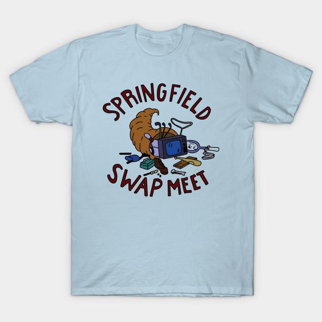 Springfield Swap Meet Simpsons TShirt TeePublic